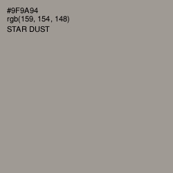 #9F9A94 - Star Dust Color Image